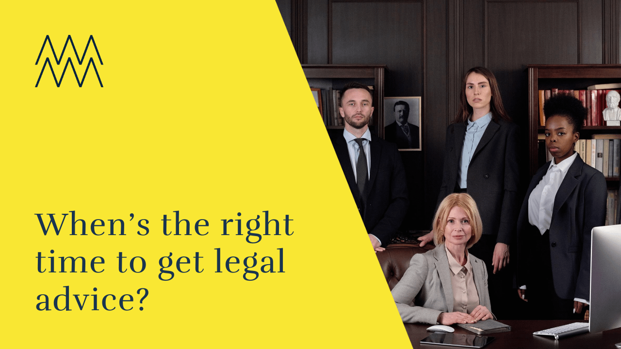 Getting legal advice when you are looking to secure funding