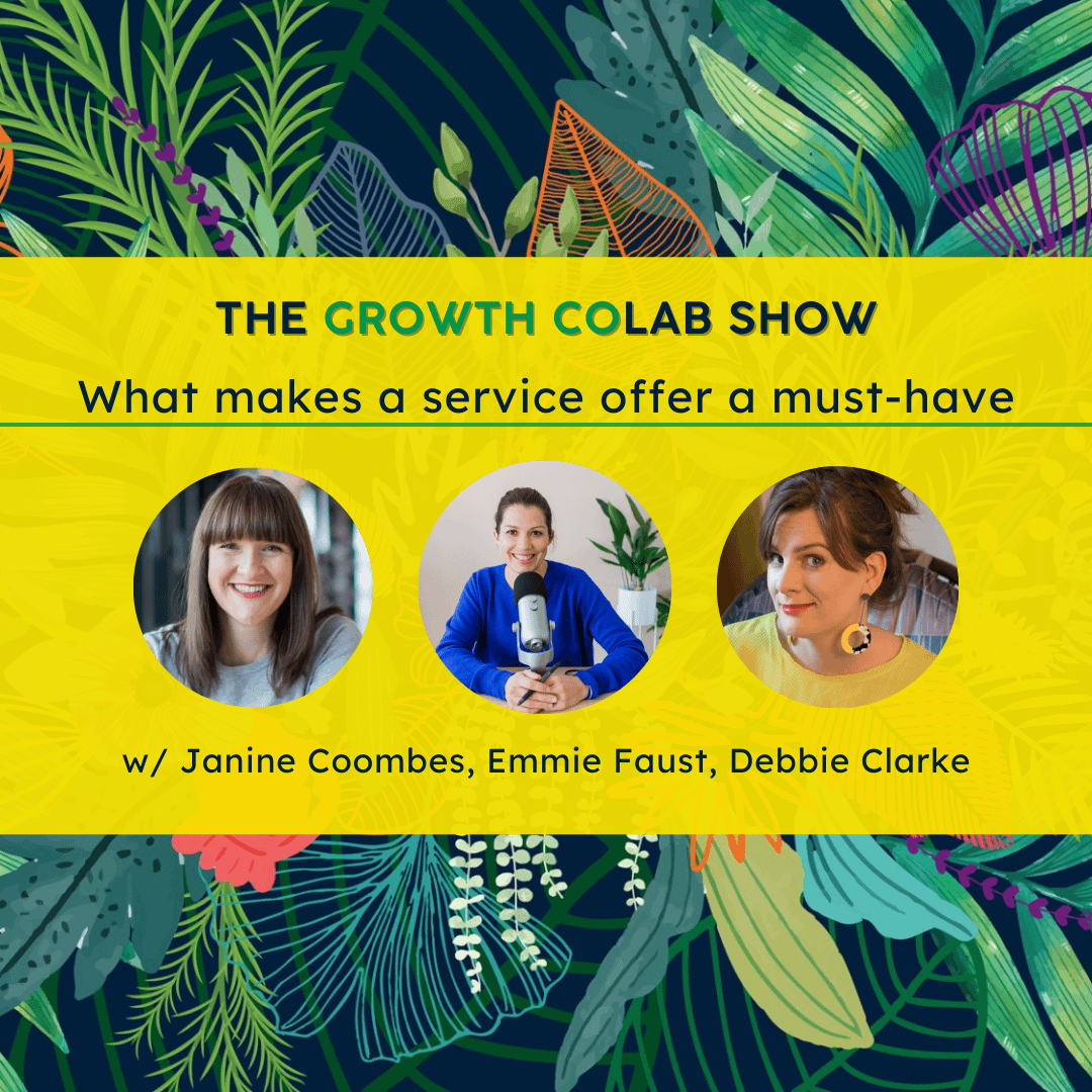 #78 What makes a service offer a must-have with Janine Coombes